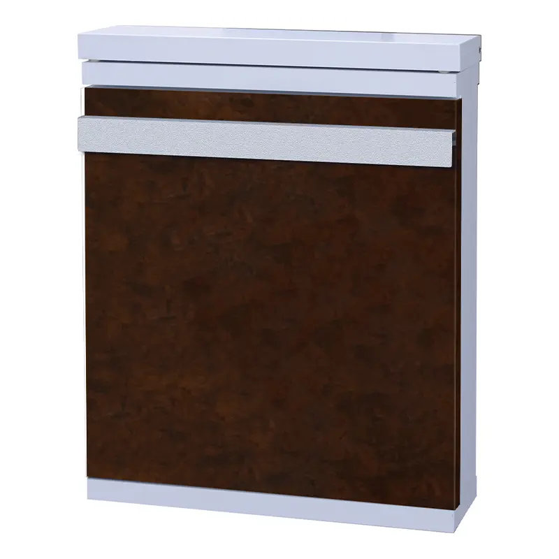 レクタポスト-カラーバリエーション-黒皮鉄 赤錆