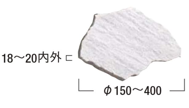 アクバル 乱形・方形-寸法図-乱形