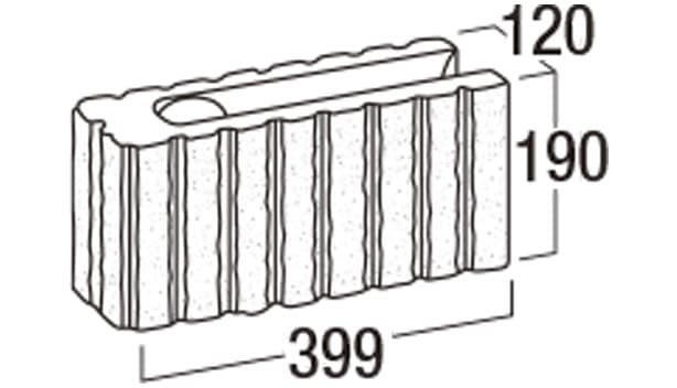 リブロックRX-寸法図-120-8Wコーナー