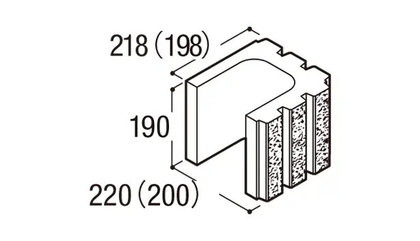 RECOM 6RB-寸法図-200コーナー1/2