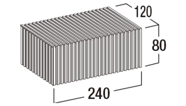 BBブリック-寸法図-両コーナー天端