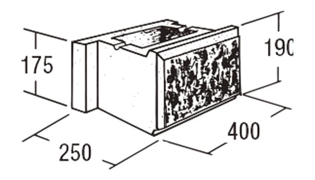 ABロック3°-寸法図-基本