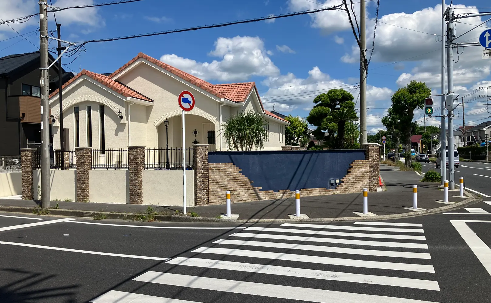 地中海風の家と相性の良いレンガの外溝