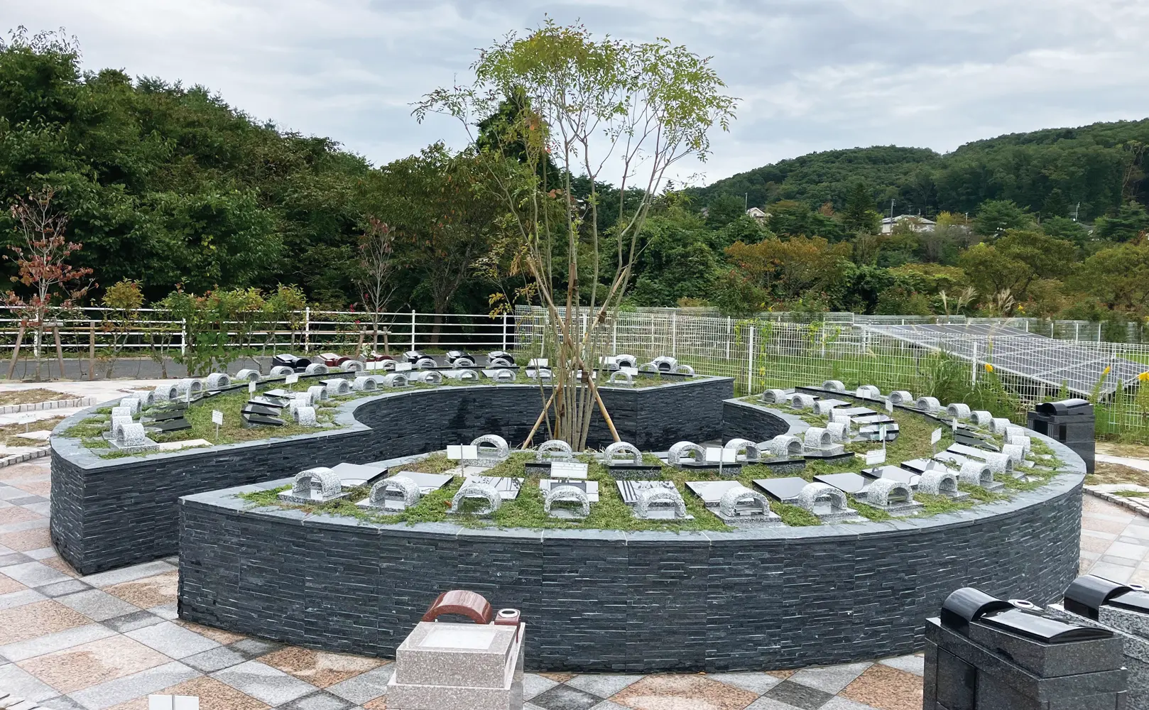 曲線のブロック積みが美しい職人芸（クライフボーダー）