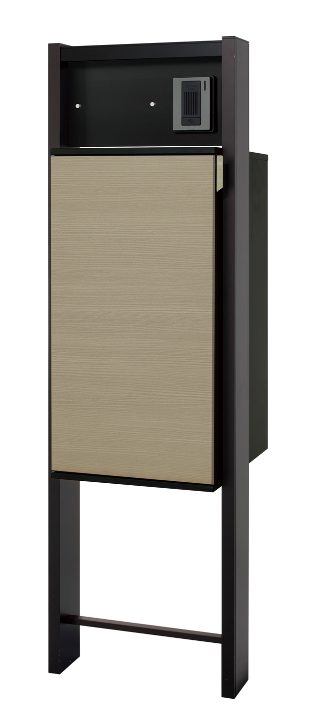 マージ-カラーバリエーション-本体：ブラック<br />
パネル：ウッディライトグレー