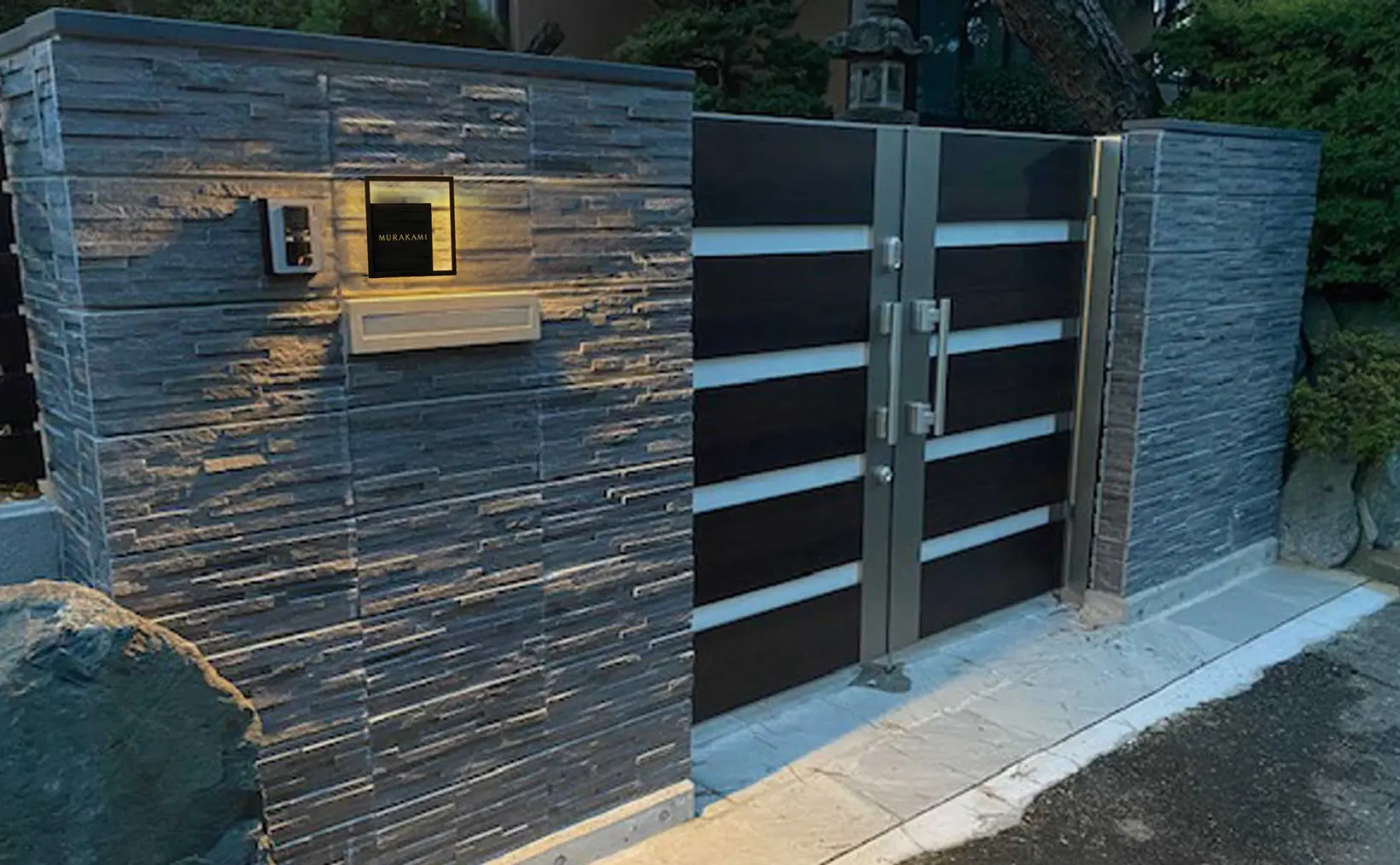 絆_サテンブラック_施工例