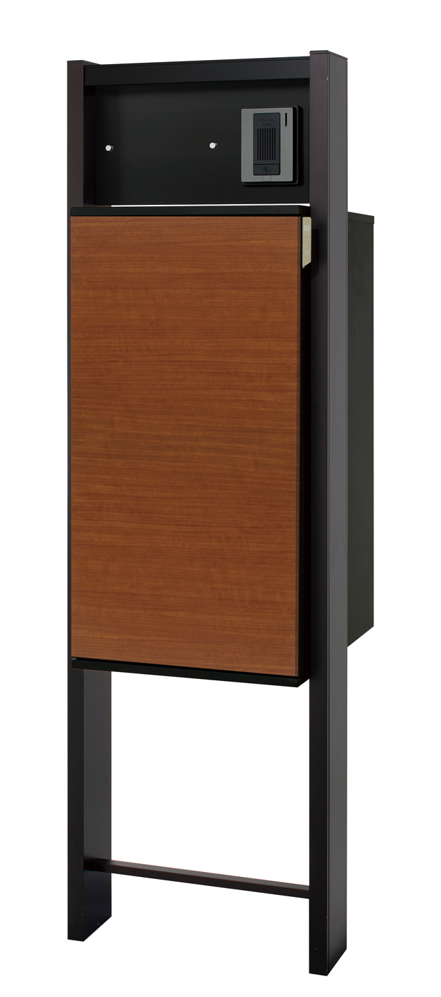 マージ-カラーバリエーション-本体：ブラック<br />
パネル：ウッディブラウン