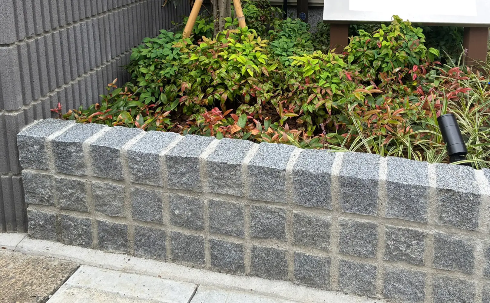 グラニートの花壇